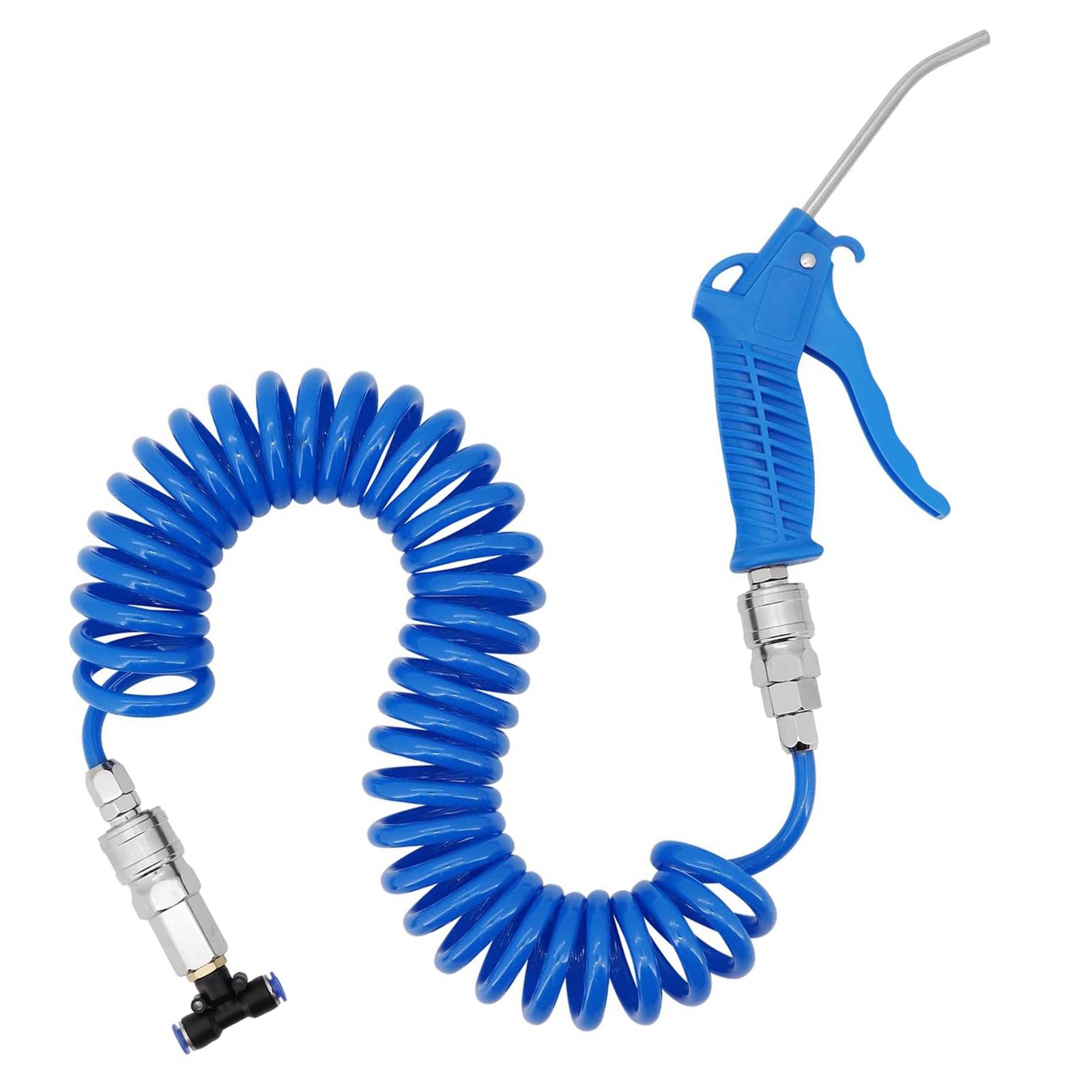 Air Duster Blow Gun & 5m Flexi Hose Truck Lorry Cabs Dust Blower Cleaning Nozzle