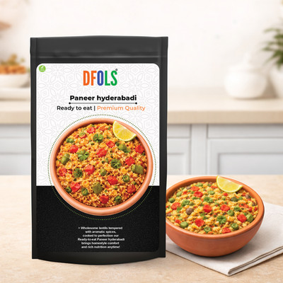 DFOLS Paneer Hyderabadi Ready to Eat Spicy Curry  7.76oz 220g パニールハイデラバーディ