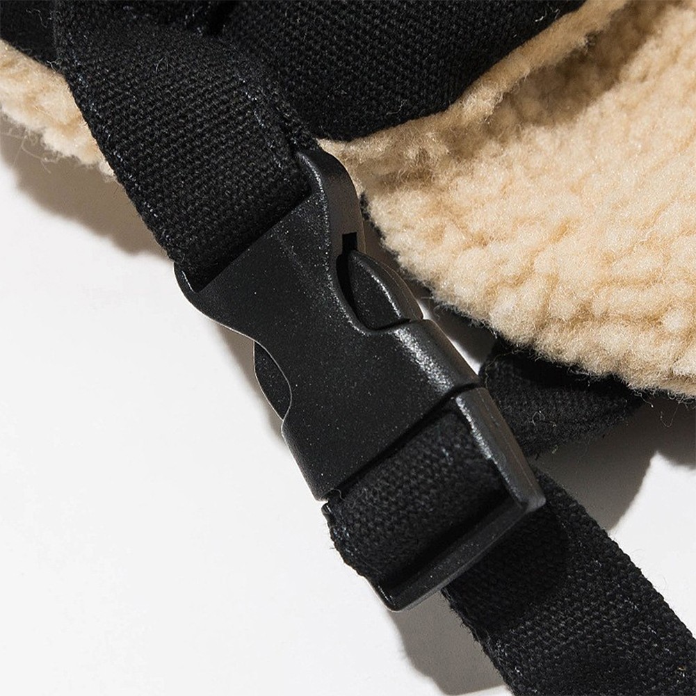 APL Cappello Marino Paraorecchie Nero Antivento Invernale Calore 21.3 23.6inch Cotone