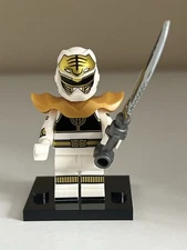 White Power Ranger Lego Like Mini-Figure