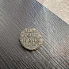 Anonymous follis coin (Class A2) Basil II & Constantine VIII #T514