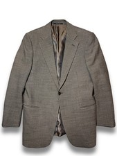 Armani Collezioni Blazer IT 40 Made in Italy Wool Herringbone 1 Button