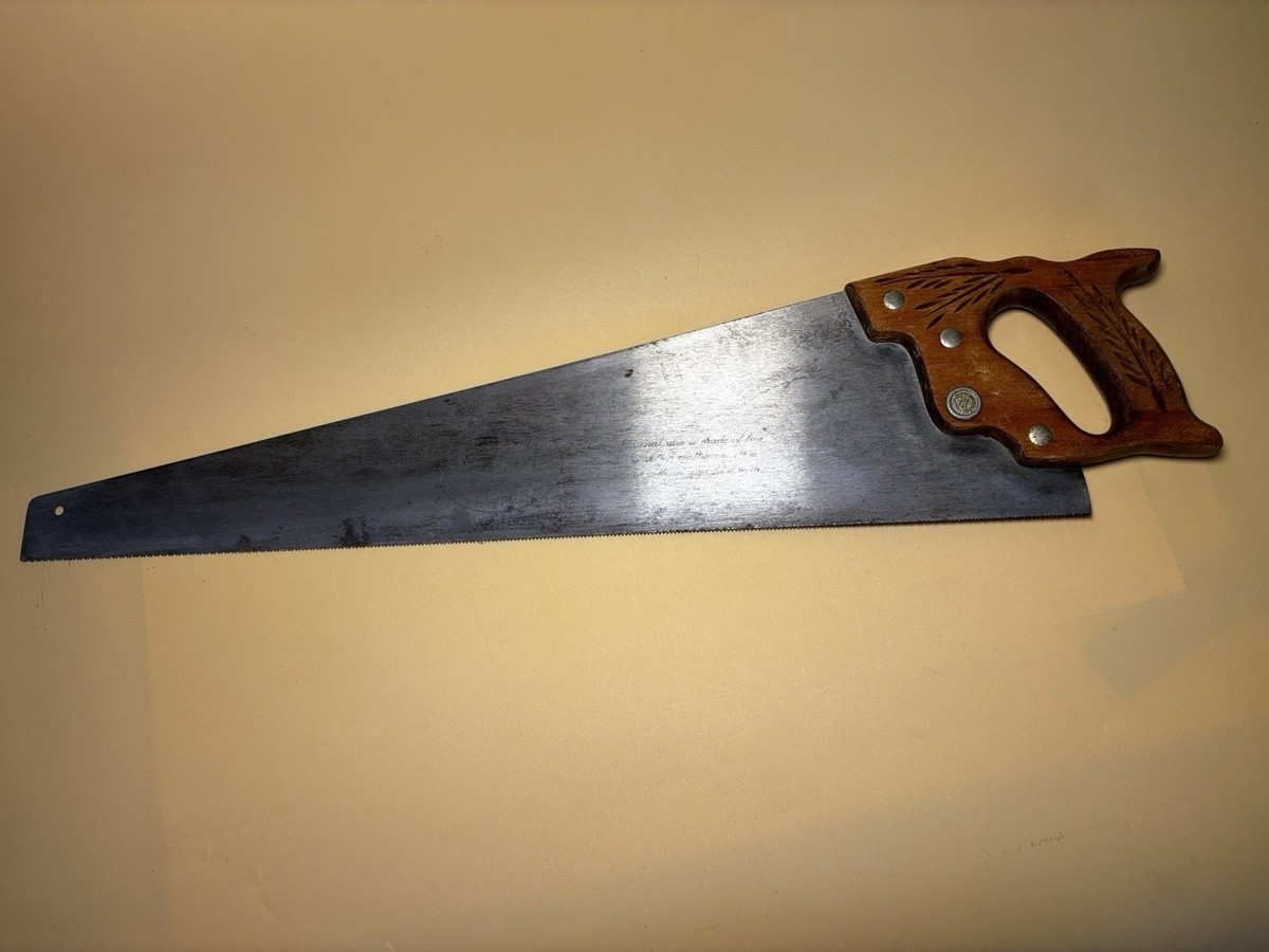K1491 vintage 60s 大サイズ 双頭の鷲 ウォールアート ロマノフ Vintage Nicholson 26” Hand Saw 300 Silver-Steel Professional USA