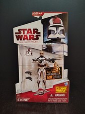 Clone Commander Stone CW44 2010 STAR WARS The Clone Wars TCW NEW