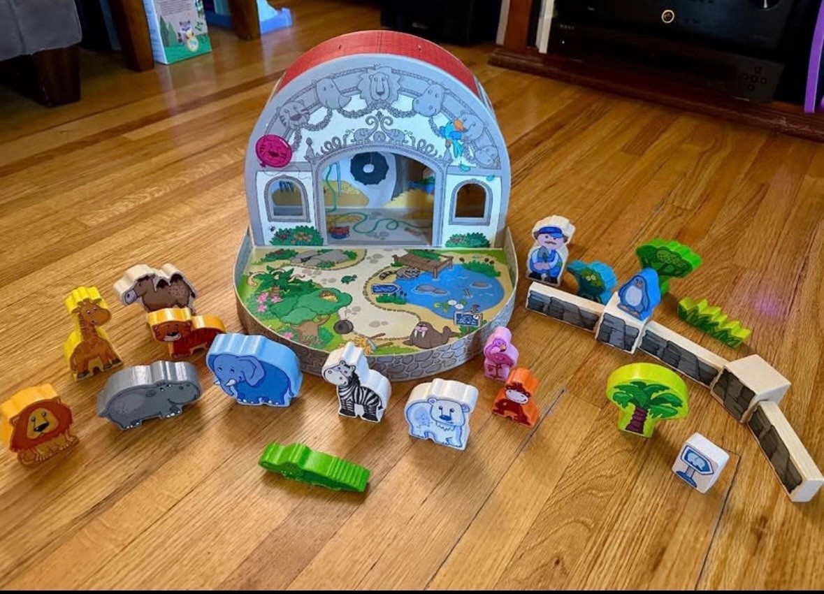HABA Wooden Zoo Toy Set