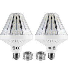 120W LED Bulb (18,500LM) 1200W Equivalent- E39/E26 Base Military-Aluminum, Co...