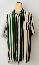 Mens Shirt /Top Striped Size M By ZxZanerobe Brand New