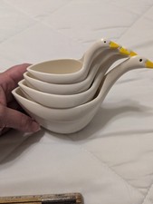 Vintage Goose Plastic Nesting Measuring Cup S...