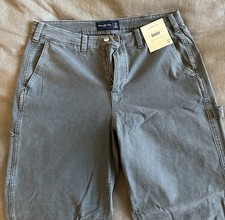 Grey Abercrombie Baggy Carpenter Pants 33x32 - Brand New, Tags On