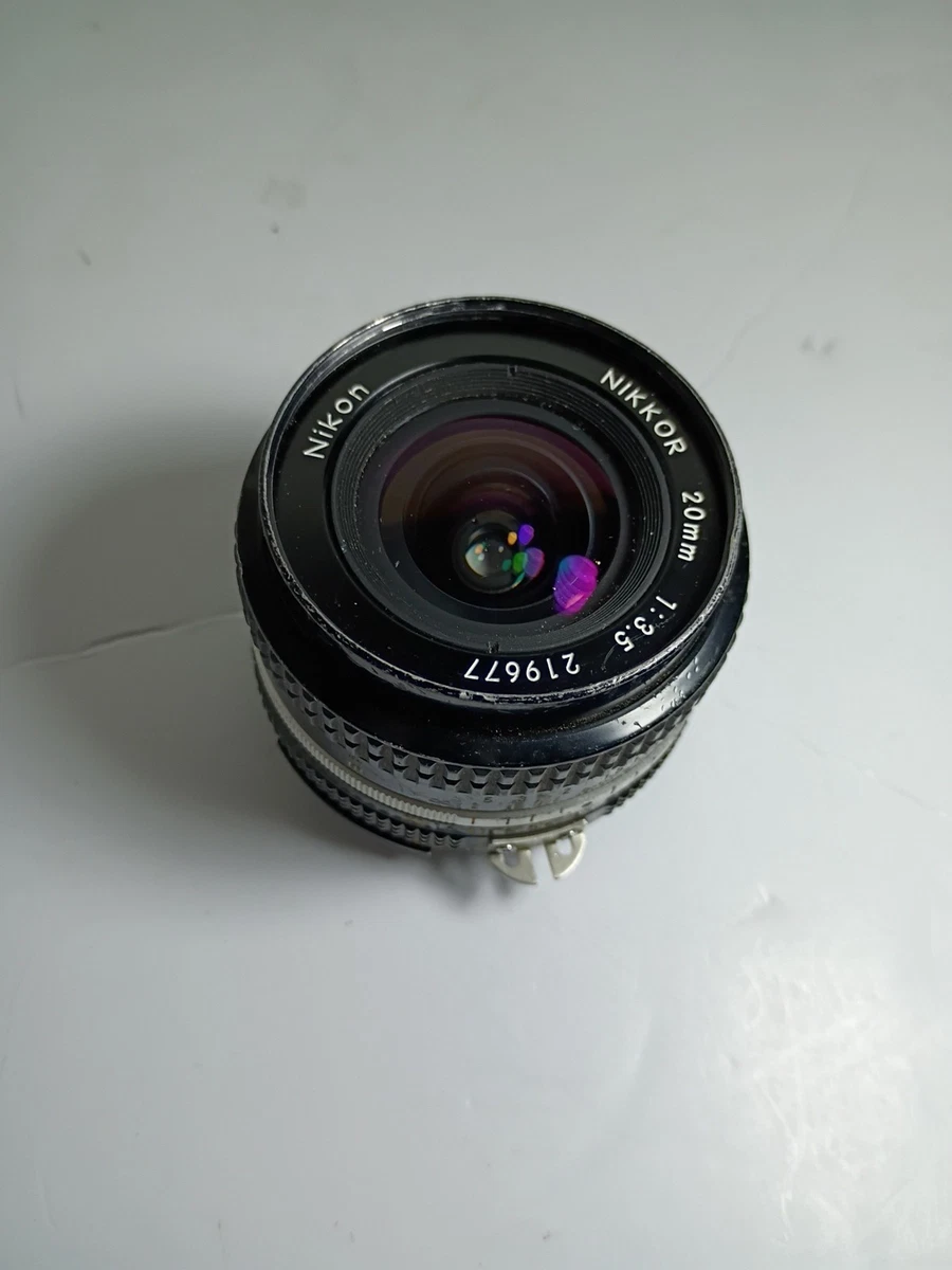 【レア】作例有 SIC Nikon Nikkor Ai-s 20mm F2.8 Nikon 20mm f/2.8 AI-s