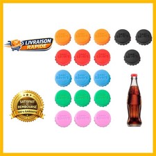 Bouchons de Bouteille Réutilisables en Silicone - 6 Couleurs Vibrantes