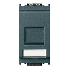 VIMAR IDEA Presa RJ45 Netsafe Cat5e UTP grigio - 16358.8