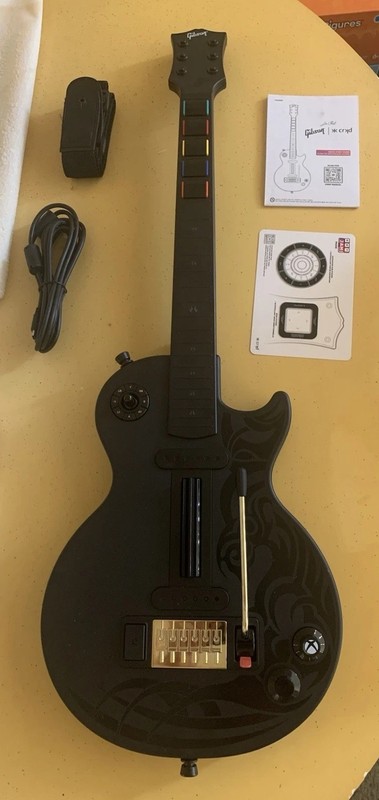 CRKD Gibson Les Paul Guitar Controller - Black Tribal - Licensed by Xbox