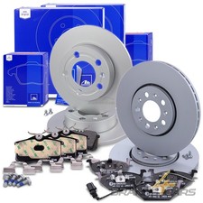 ATE BREMSSCHEIBEN +BELÄGE VORNE+HINTEN FÜR AUDI A3 SEAT SKODA OCTAVIA VW GOLF 4