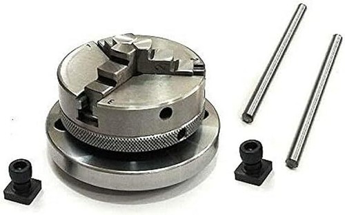 4"/ 100mm Rotary Table With Chuck Milling Tool 65mm 3Jaw Self centering chuck - Bild 14 von 23