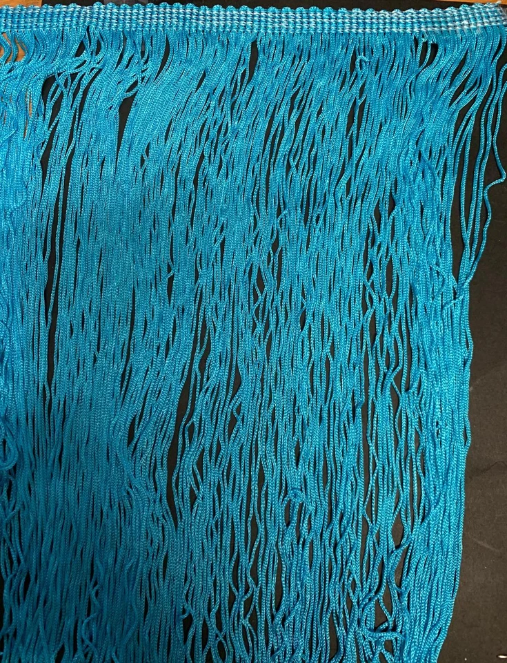 DISFRAZ DE ALETA CON FLECOS DE CADENA VERDE AZULADO 11" 5,5 YARDAS Foto 2 de 2