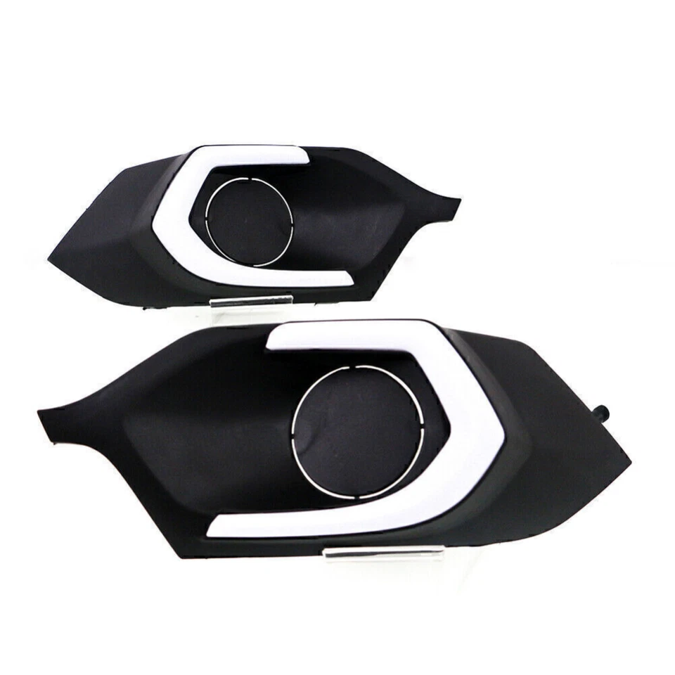 Luces de circulación diurna LED DRL de 2 piezas para Mitsubishi Pajero Montero Sport 2016-2017 Foto 3 de 4