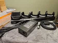 Zebra CRDTC515SC4BC01 5-Slot Share Cradle W/ Battery Charger.. Batteries Not Inc