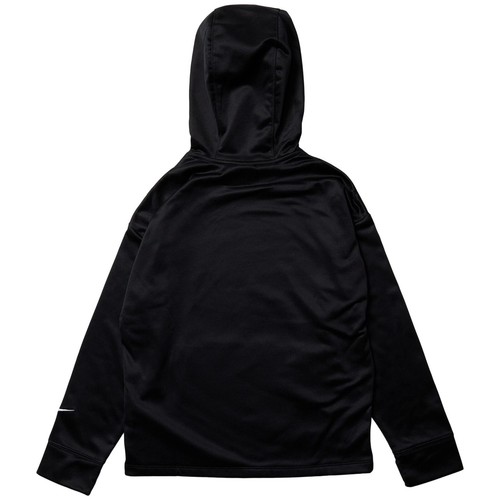 Nike Hoodie Girls XS Black Fleece Lined Long Sleeve Therma-Fit Pullover JDM566 - Picture 4 of 12