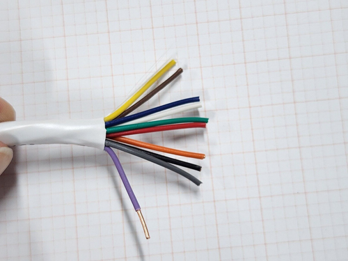 Burton Wire & Cable 18/10C Solides Thermostatkabel UV CMR/CL3R/FPLR Weiß/25 Fuß - Bild 7 von 8