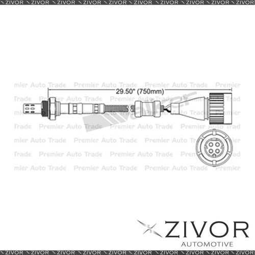 New NGK Pre-Catalytic Oxygen Sensor For BMW 525i E34 2.5 M20 B25 6 Cyl #EGO-256 - Picture 1 of 2