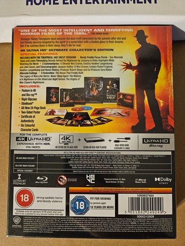 A NIGHTMARE ON ELM STREET 4K UHD ULTIMATE COLLECTOR'S EDITION ZAVVI EXCLUSIVE - 第 3/3 張圖片