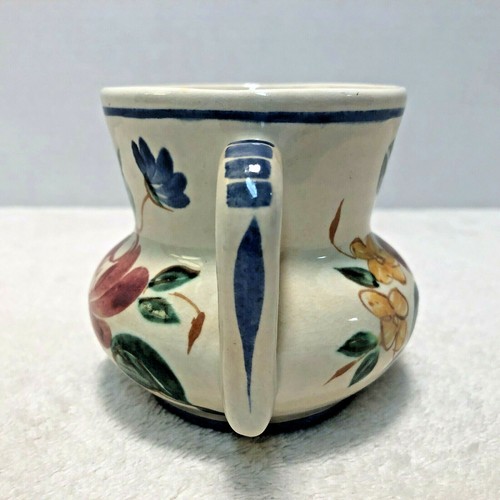 Vintage Red Wing Floral Double Handled Miniature Bud Vase Urn - Picture 2 of 5