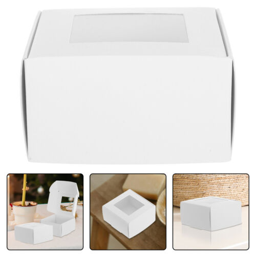 50 Pcs Kisten Verpacken Keksschachteln Zum Klare Bevorzugungsboxen
