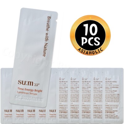 SU:M37 Time Energy Bright Luminous Serum 1ml x 10pcs (10ml) Sample Sum37 Newest