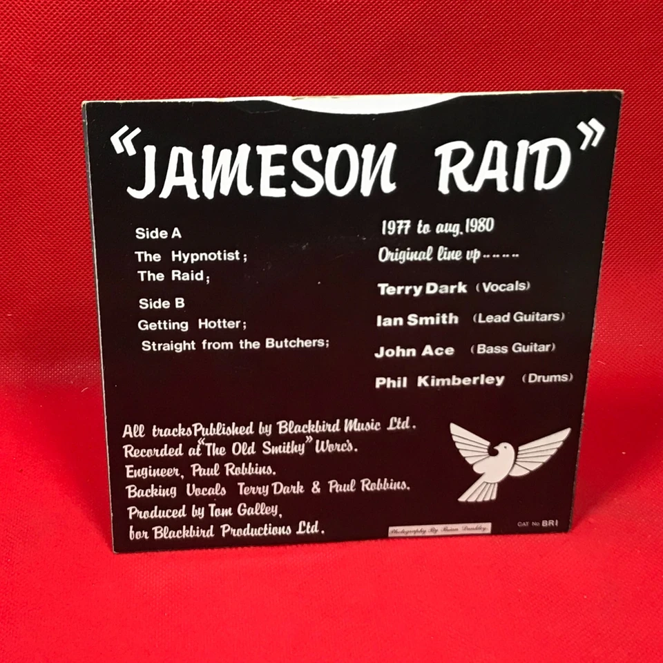 Jameson Raid Story End Of Part One EP - 1980 UK 7" vinyl single NWOBHM Hypnotist - Image 2 of 4