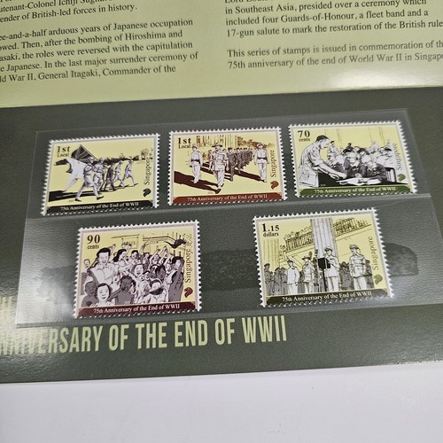 Singapore MNH Stamps Presentation Pack 75th Anniversary Of The End Of WWII 2020 - Picture 6 of 12