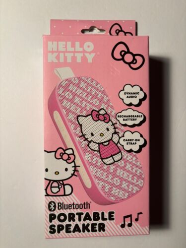 Hello Kitty Bluetooth Portable Speaker-SANRIO/Pink/NEW