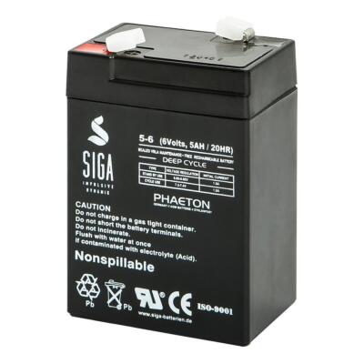 Akku 6V 5Ah 4,0Ah 4,2Ah 4,5Ah 4Ah Wiederaufladbare USV Batterie Accu LC-R064R5P