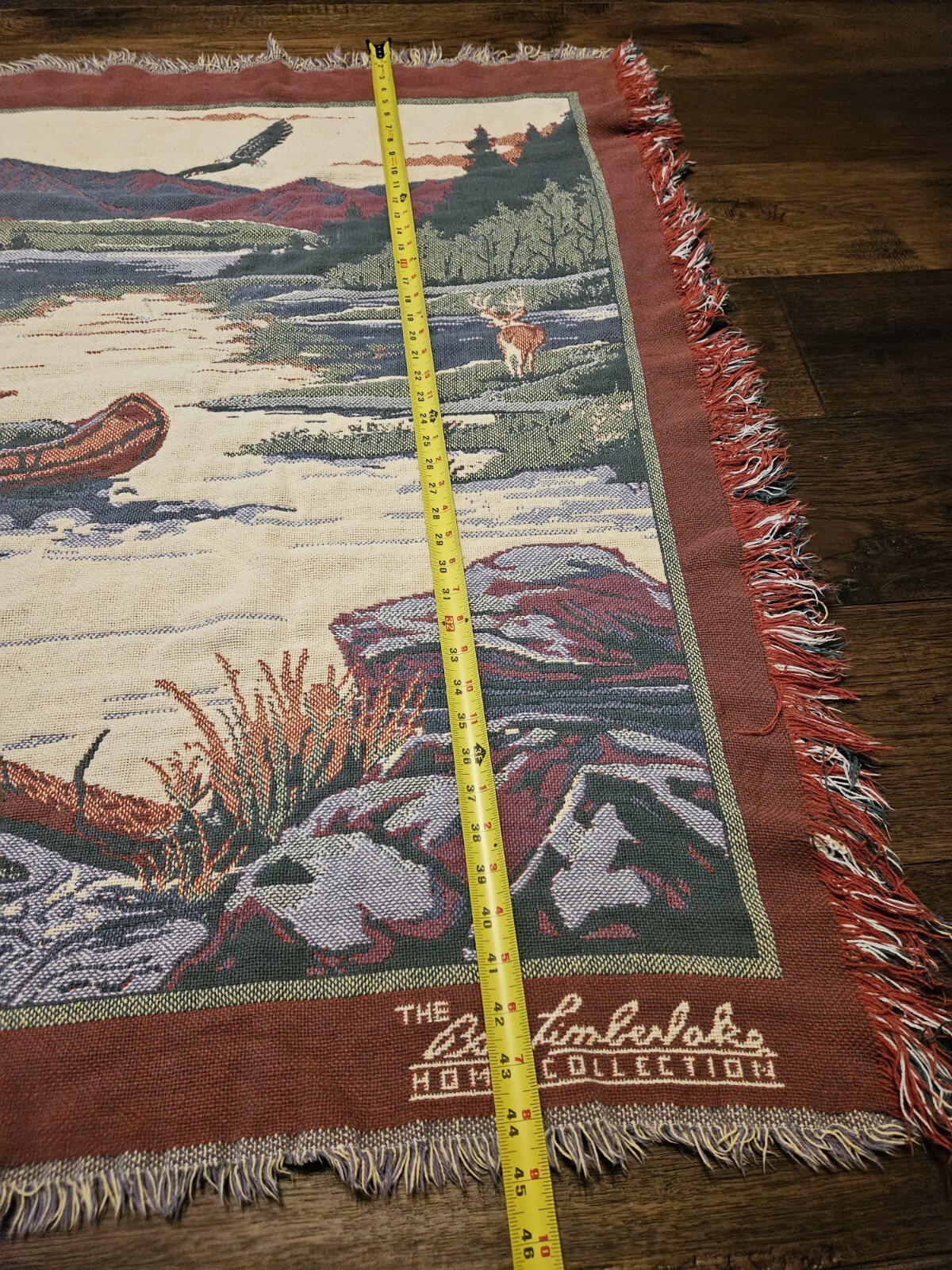 Bob Timberlake Home Collection Tapestry Throw Blanket Native American