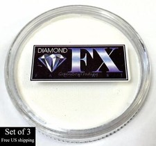 Diamond Face  Body Paint FX Essential White 30 gram ES1001 Set of 3