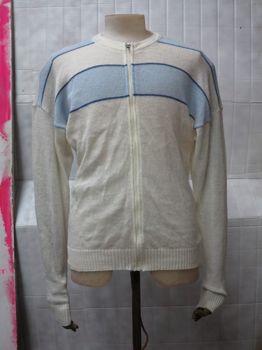 Stola Herrenstrickjacke Strickjacke feine Wolle TRUE VINTAGE 80s woolen cardigan