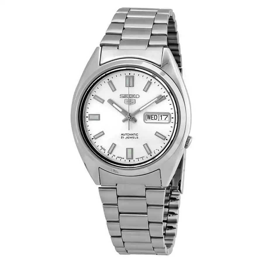 Seiko Series 5 Automatic Silver Dial Men s Watch SNXS73J1