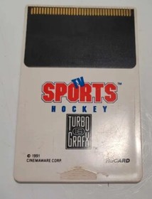 TV Sports Hockey Turbografx 16 NO MANUAL, Untested