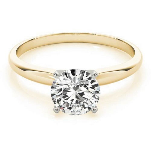 2.00 Carat Genuine Lab Grown Diamond Ring in Gold G SI2 CERTIFIED SALE - Picture 7 of 10