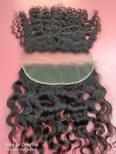 Indian 13x6 Swiss Lace Raw Human Hair Frontal - Picture 5 of 6