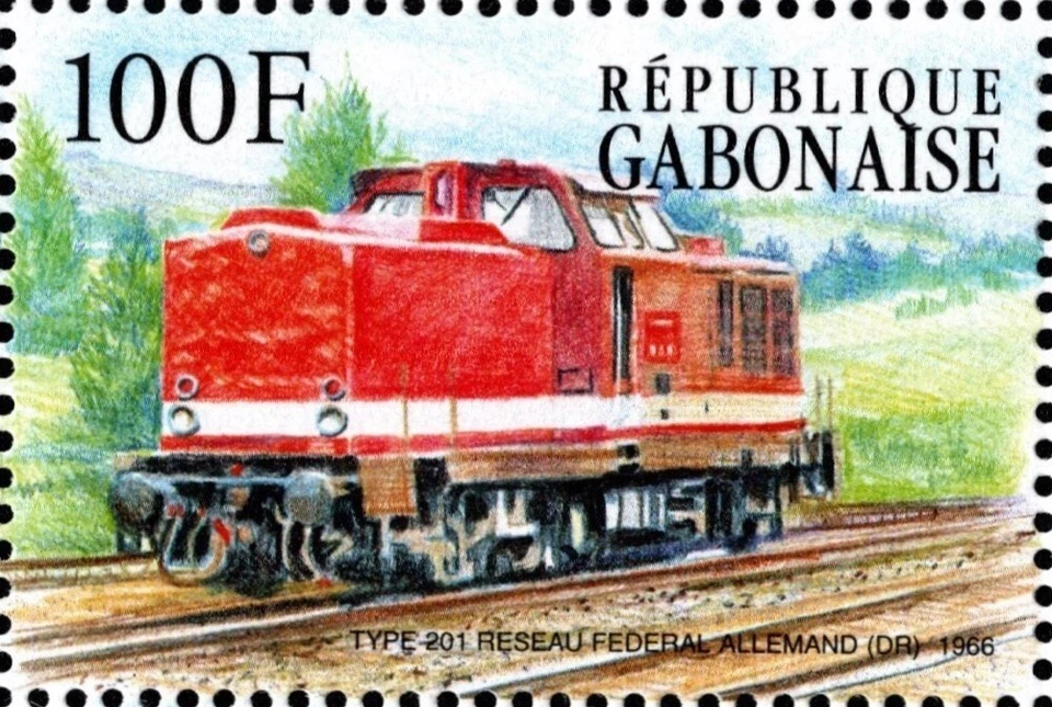 GABÓN 2001 TRENES FERROCARRILES DE ALTA VELOCIDAD RIEL DE HIELO CUATRO SELLOS BLOQUE DE CUATRO MNH Foto 3 de 4