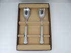 Denby Regency White Serving Set 2 Pieces Spoon Fork England