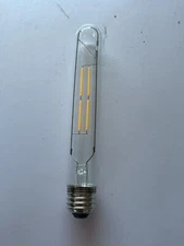 New in Box TCP T10 Tubular Clear Light Bulb 25W Clear  E26 27K     Box of 12