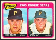     1965 Topps - 1965 Rookie Stars Jerry May, John Gelnar 143 RC EX Centered