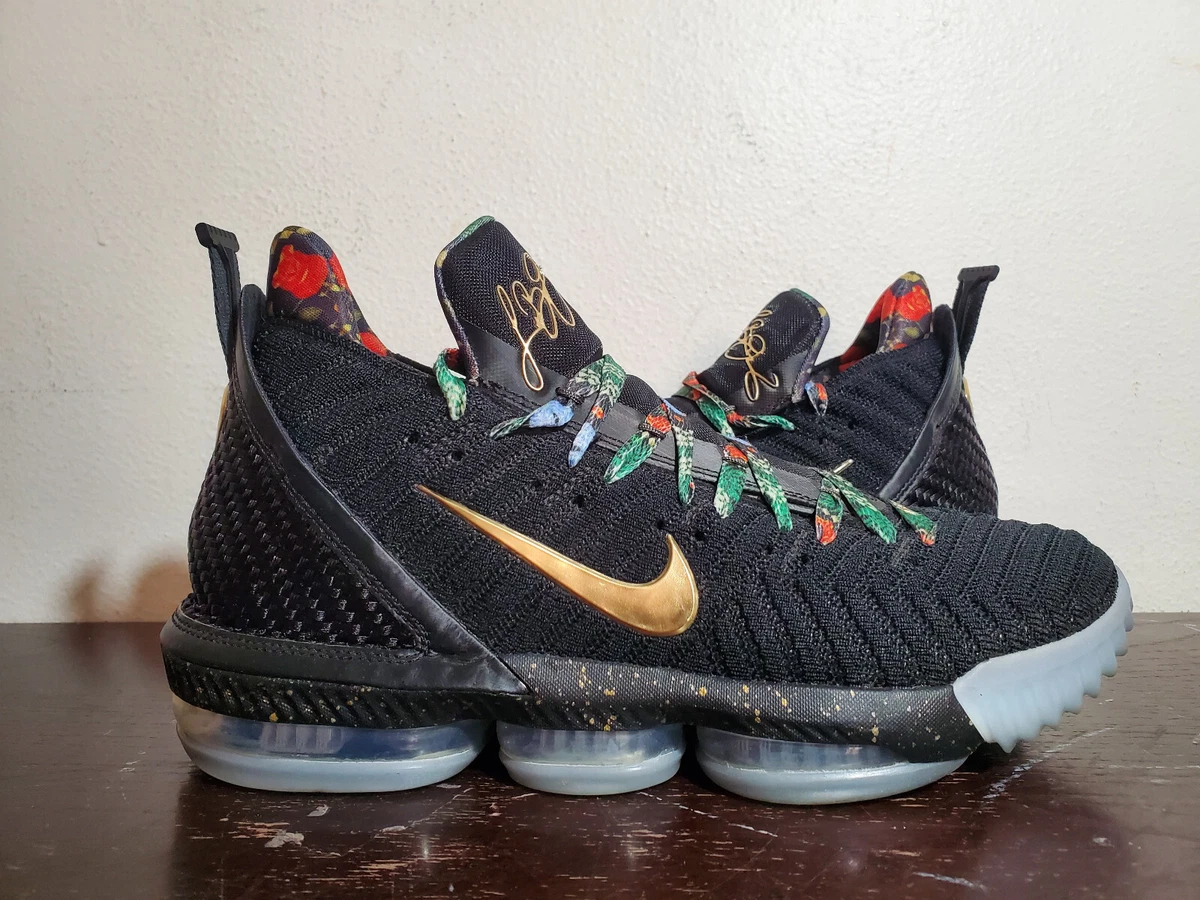 promesa pintor Considerar Nike LeBron James 16 KC Watch The Throne 2019 Black CI1518-001 sz 10  Men&#039;s | eBay