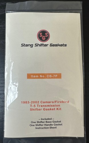 Shifter Gasket Kit-'83-2002 Camaro/Firebird T-5. COMBO PACK W/Blue Threadlocker! - Picture 3 of 3