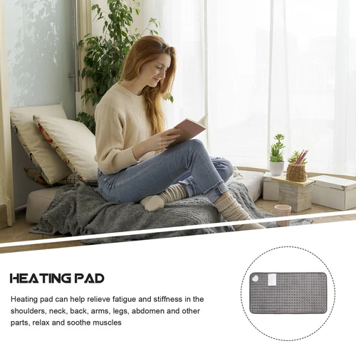 3 Sizes Electric Heat Pad Adjustable Heating Mat Warmer Blanket Back Pain Relief - Bild 6 von 15
