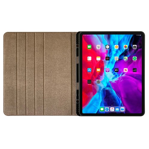 iPad Air 4 Case - Air 4th Gen-Genuine Leather Cover - Pencil Holder -Sleep/Wake - Picture 2 of 11