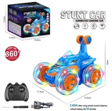 Shark Stunt Car Remote Control Cars Toys for Boys Girls Birthday Gifts 