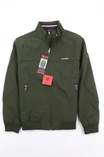 Tommy Hilfiger Mens Bomber Jacket Black Green S M L XXL Softshell Mesh Lined NWT